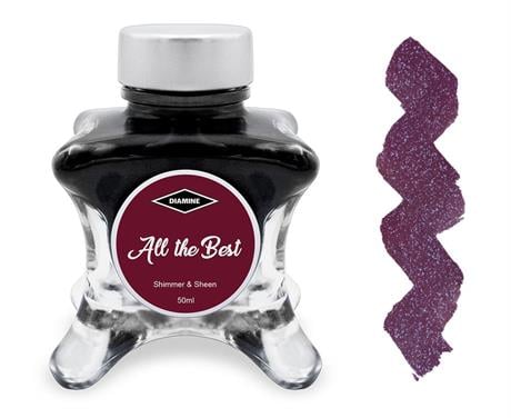 Diamine-Diamine Inkvent Red Shimmer&Sheen All The Best 2022-Mürekkep-1-Milagron.com