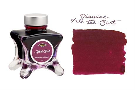 Diamine-Diamine Inkvent Red Shimmer&Sheen All The Best 2022-Mürekkep-4-Milagron.com