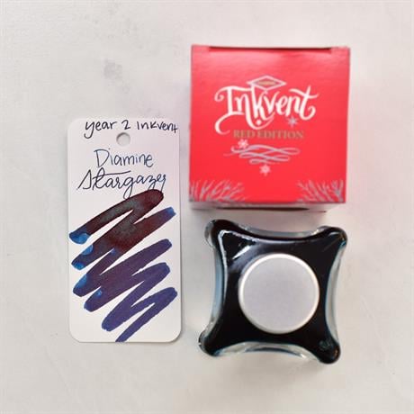 Diamine-Diamine Inkvent Red Shimmer&Sheen Stargazer 2022-Mürekkep-2-Milagron.com
