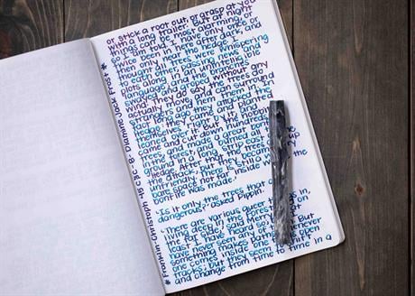 Diamine-Diamine Inkvent Shimmer&Sheen Jack Frost-Mürekkep-4-Milagron.com