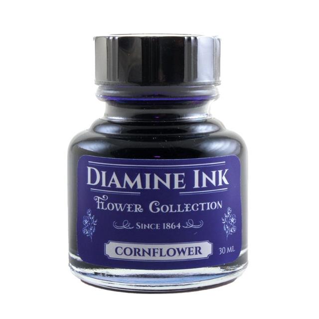 Diamine-Flower Collection 30 Ml Mürekkep Cornflower-Şişe Mürekkep-1-Milagron.com