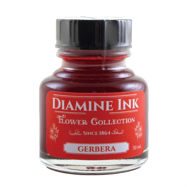 Diamine-Flower Collection 30 Ml Mürekkep Gerbera-Şişe Mürekkep-1-Milagron.com