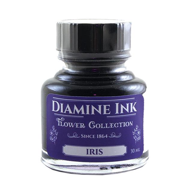 Diamine-Flower Collection 30 Ml Mürekkep Iris-Şişe Mürekkep-1-Milagron.com
