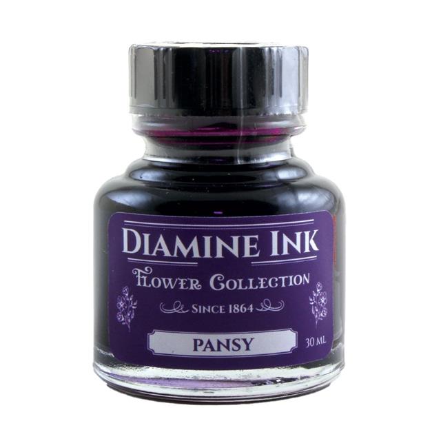 Diamine-Flower Collection 30 Ml Mürekkep Pansy-Şişe Mürekkep-1-Milagron.com