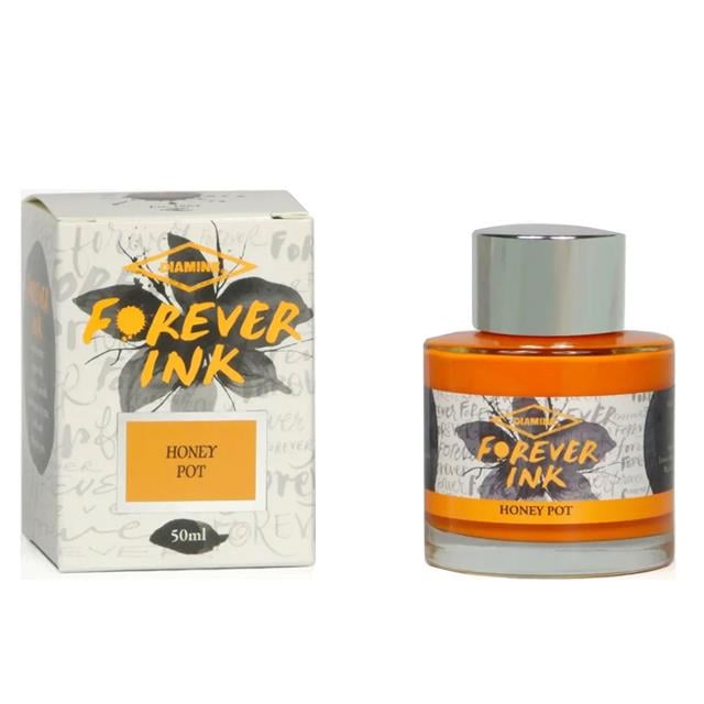 Diamine-Forever Permanent & Waterproof Pigment Şişe Mürekkep 50ml Honey Pot-Şişe Mürekkep-1-Milagron.com