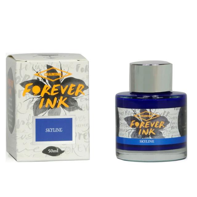 Diamine-Forever Permanent & Waterproof Pigment Şişe Mürekkep 50ml Skyline-Şişe Mürekkep-1-Milagron.com