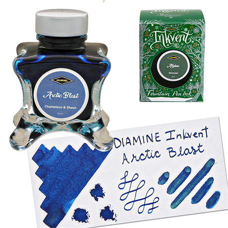 Diamine Inkvent Green Edition Chameleon Arctic Blast Mürekkep 50 Ml