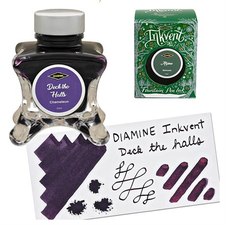 Diamine Inkvent Green Edition Collection Şişe Mürekkep 50Ml Deck The Halls