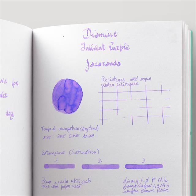 Diamine-Inkvent Purple Collection Şişe Mürekkep 50 Ml Jacaranda-Şişe Mürekkep-4-Milagron.com