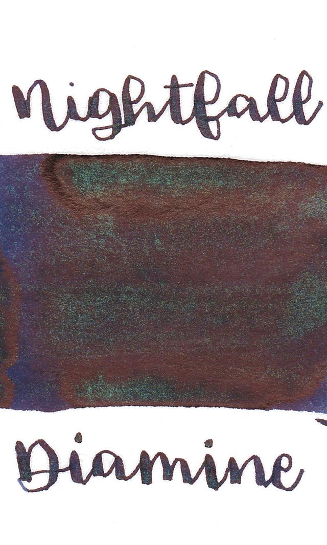 Diamine-Inkvent Purple Collection Şişe Mürekkep 50ml Nightfall-Şişe Mürekkep-3-Milagron.com