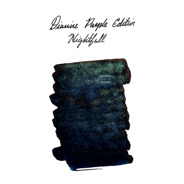 Diamine-Inkvent Purple Collection Şişe Mürekkep 50ml Nightfall-Şişe Mürekkep-4-Milagron.com