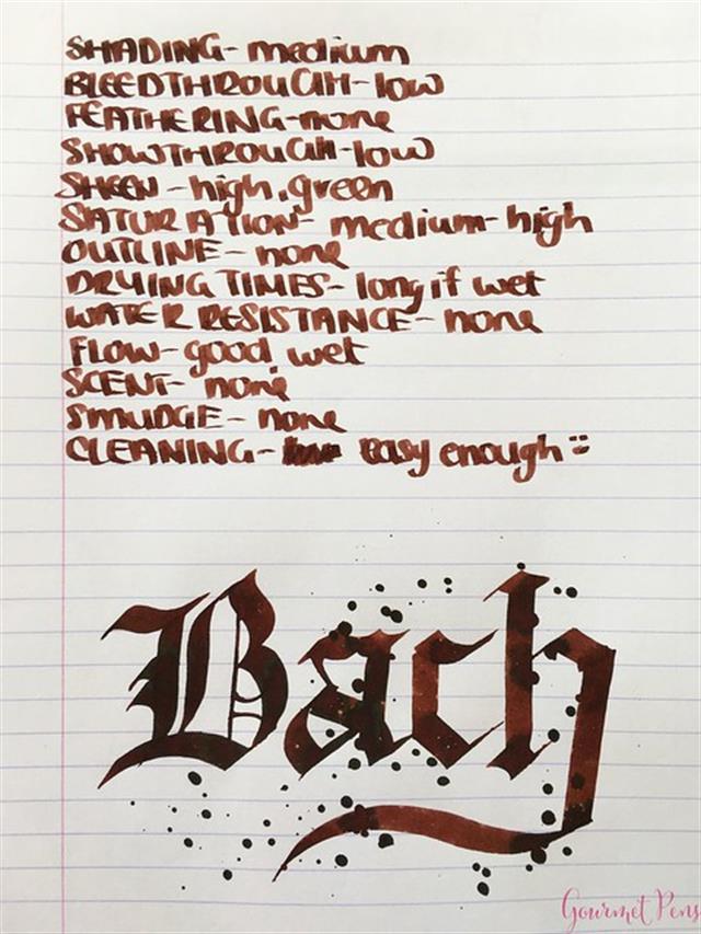 Diamine-Music Collection şişe Mürekkep 30ml Bach-Şişe Mürekkep-3-Milagron.com