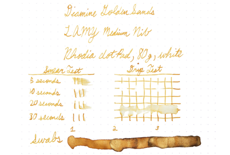 Diamine-Shimmer Shimmertastic Ink, Golden Sands, Mürekkep-Şişe Mürekkep-2-Milagron.com