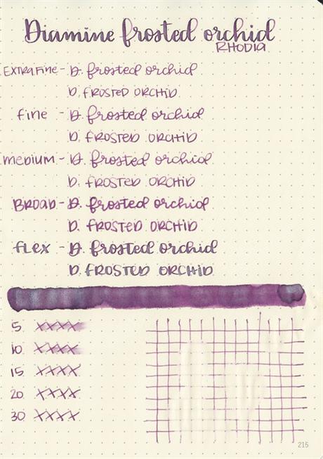 Diamine Diamine Ink Shimmering Mürekkep Frosted Orchid 50 Ml