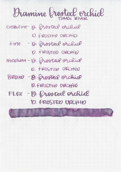 Diamine Diamine Ink Shimmering Mürekkep Frosted Orchid 50 Ml