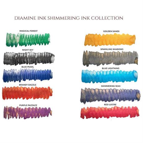 Diamine Ink Shimmering Mürekkep Sparkling Shadows 50 Ml