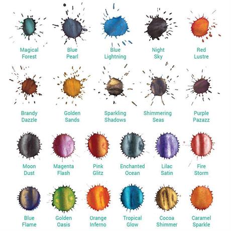 Diamine Ink Shimmering Mürekkep Tropical Glow 50 Ml