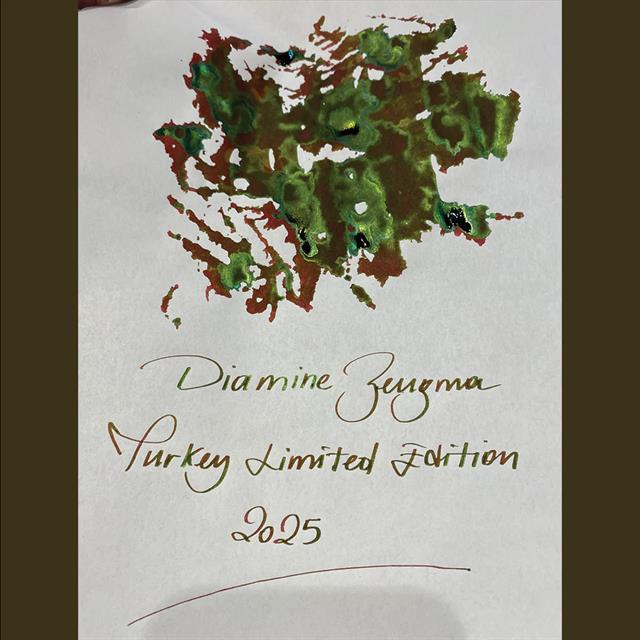Diamine Türkiye Edition Extreme Sheen Şişe Mürekkep 30 Ml Zeugma