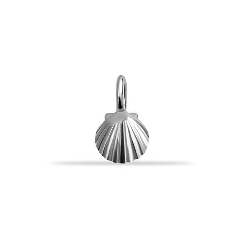 14 Ayar Altın Deniz Kabuğu Motifli Minimal Charm