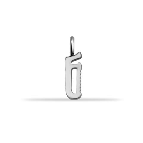 14 Ayar Altın Kıl Testere Motifli Minimal Charm