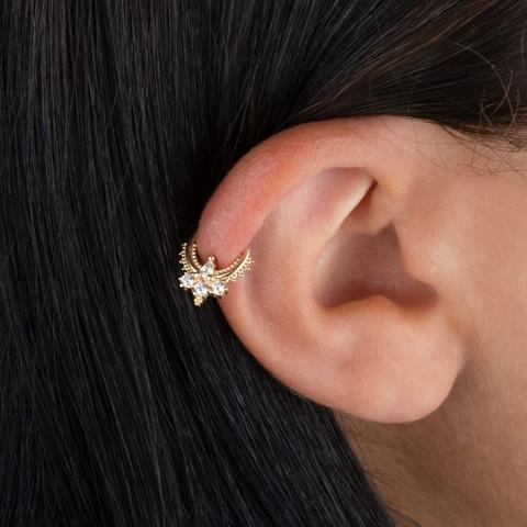 14 Ayar Altın Regina Minimal Halka Piercing