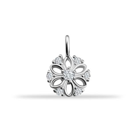 14 Ayar Altın Taşlı Geleneksel Motifli Minimal Charm