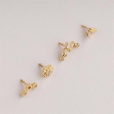 Dianora Piercing-14 Ayar Altın Zarafet İğnesi Tragus Piercing-Tragus Piercing-9-Milagron.com