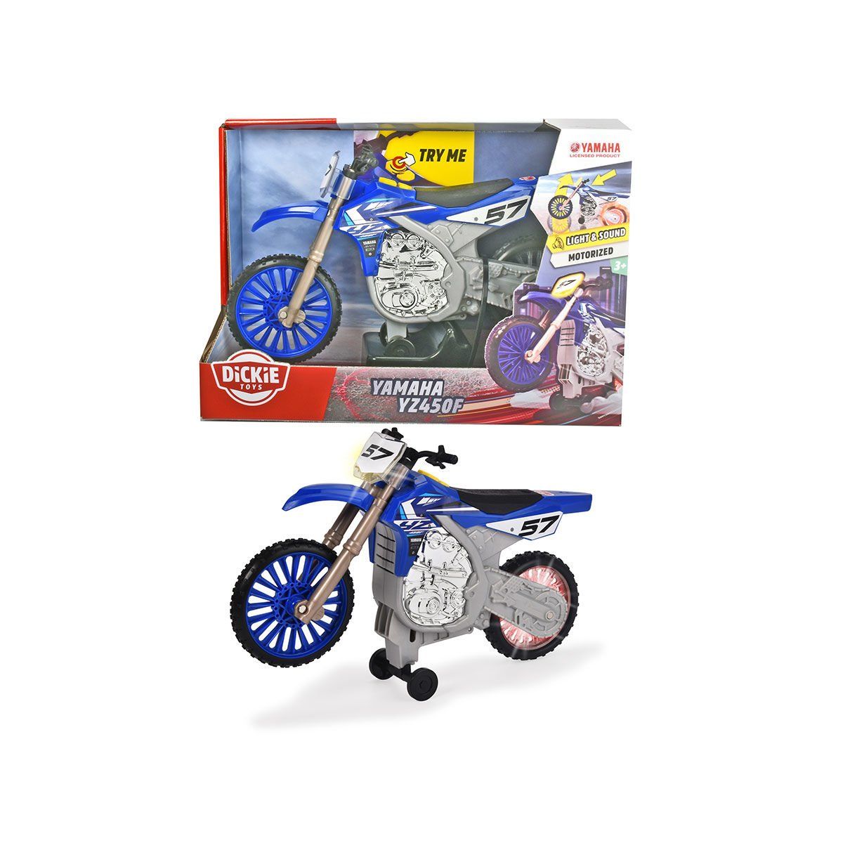 Dickie-Yamaha Yz Wheelie Raiders-Oyuncak Araçlar ve Setleri-1-Milagron.com