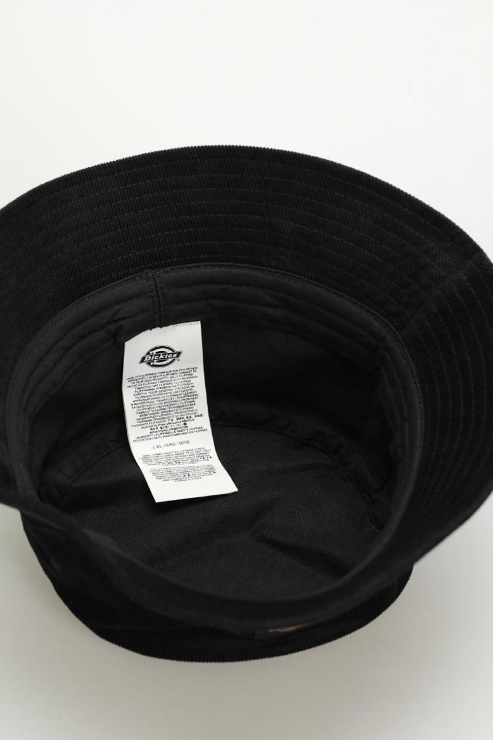 Dickies-Corduroy Bucket Hat Black-Bucket Hat-4-Milagron.com