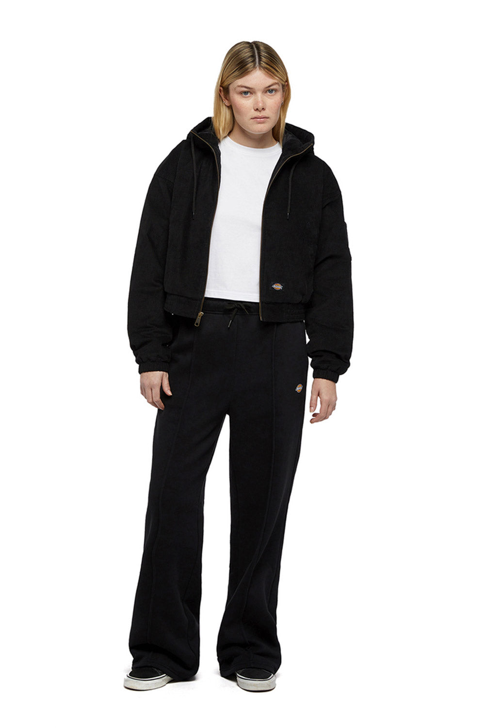 Dickies-Corduroy Hooded Jacket W Black-Ceket-6-Milagron.com