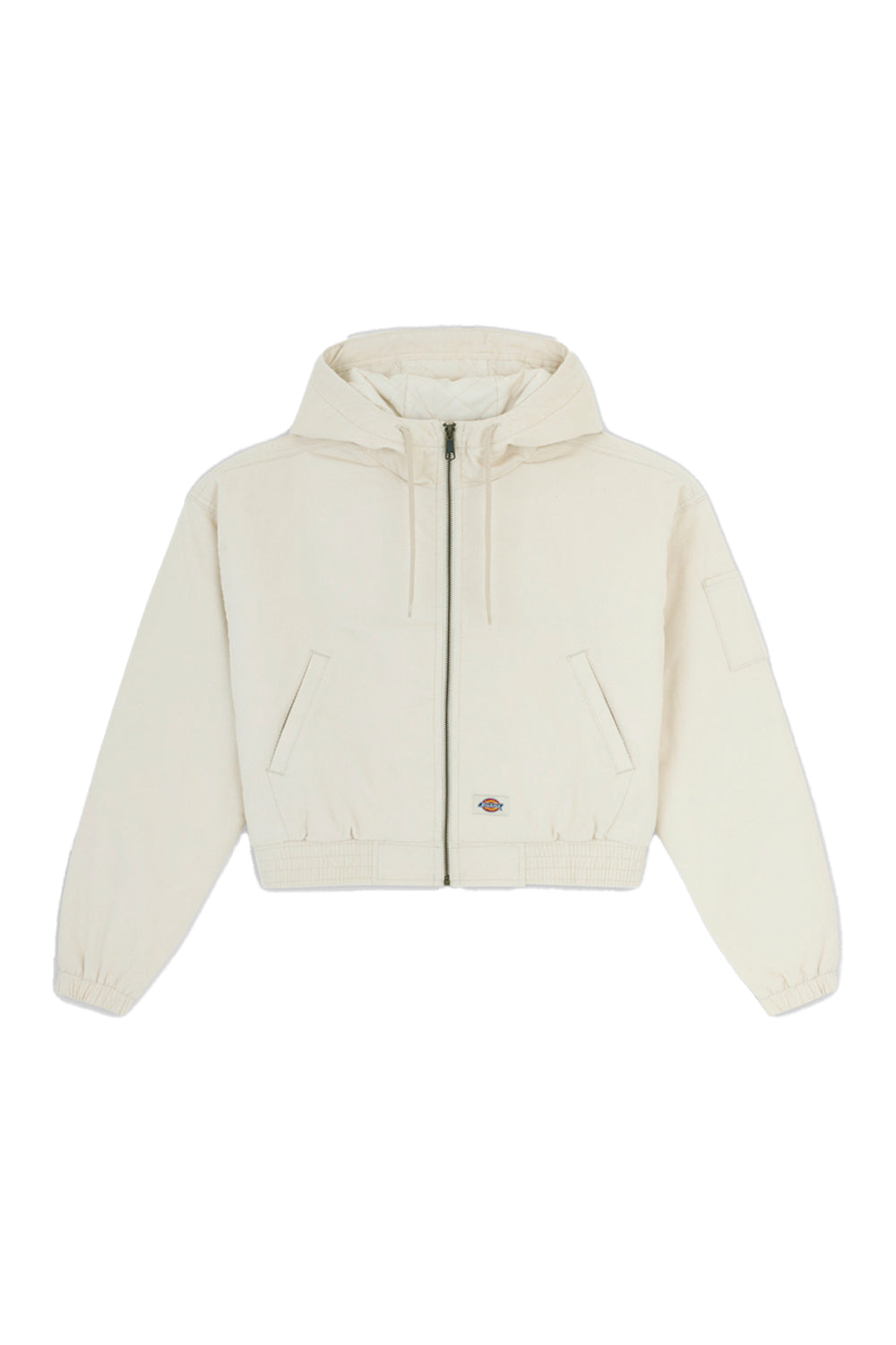 Dickies-Corduroy Hooded Jacket W White-Ceket-5-Milagron.com