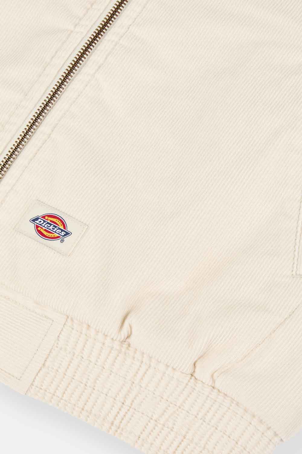 Dickies-Corduroy Hooded Jacket W White-Ceket-7-Milagron.com