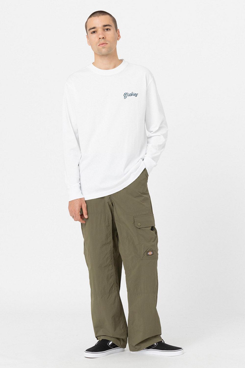 Dickies-Dighton Tee LS White-T-Shirts-1-Milagron.com