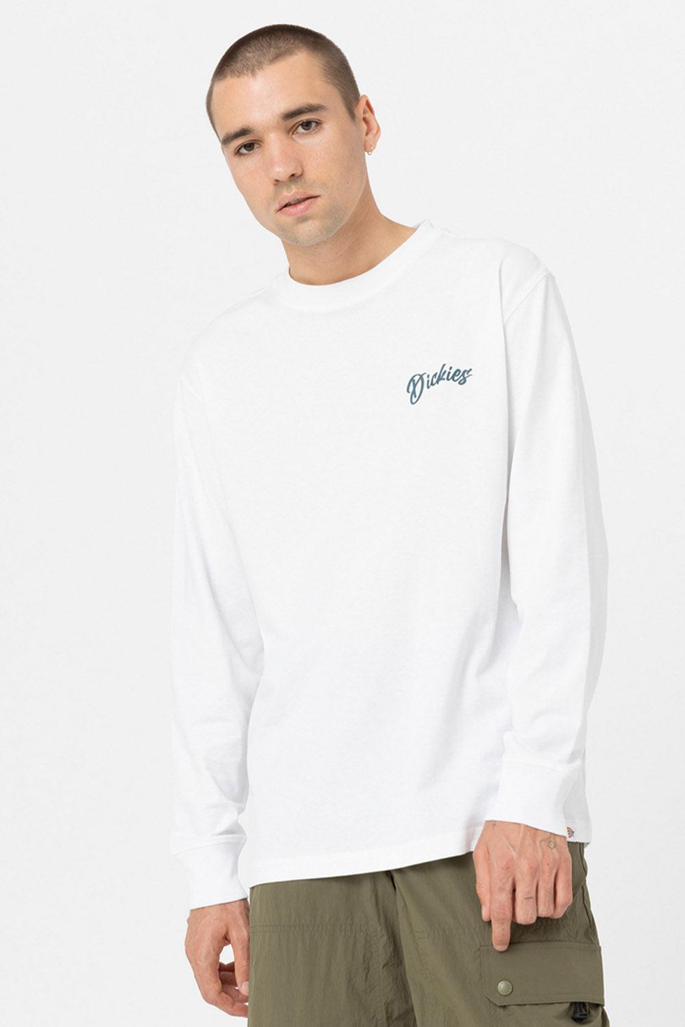 Dickies-Dighton Tee LS White-T-Shirts-7-Milagron.com