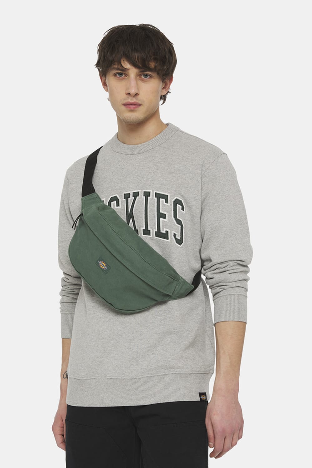 Dickies-Duck Canvas Cross Body Dark Forest-Bel Çantası-3-Milagron.com