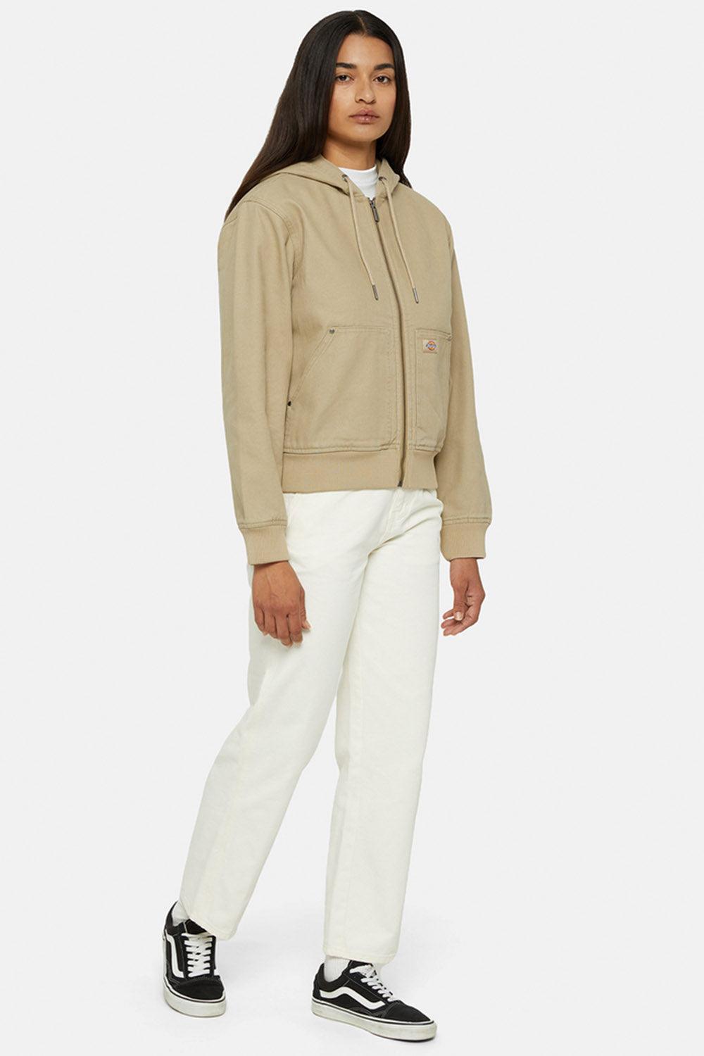 Dickies-Duck Canvas Sherpa Lined Desert Sand-Sweatshirts & Hoodies-1-Milagron.com