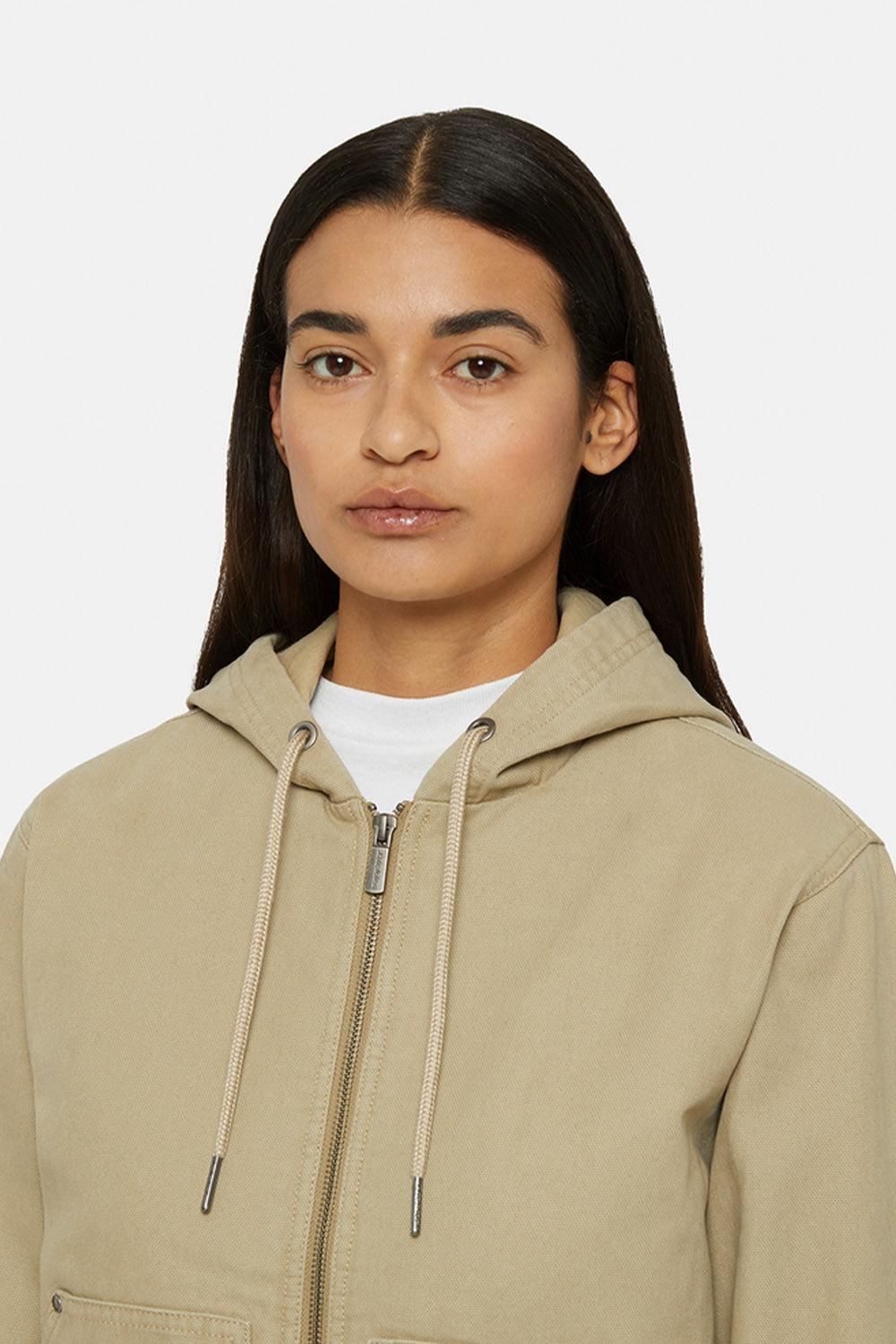 Dickies-Duck Canvas Sherpa Lined Desert Sand-Sweatshirts & Hoodies-2-Milagron.com