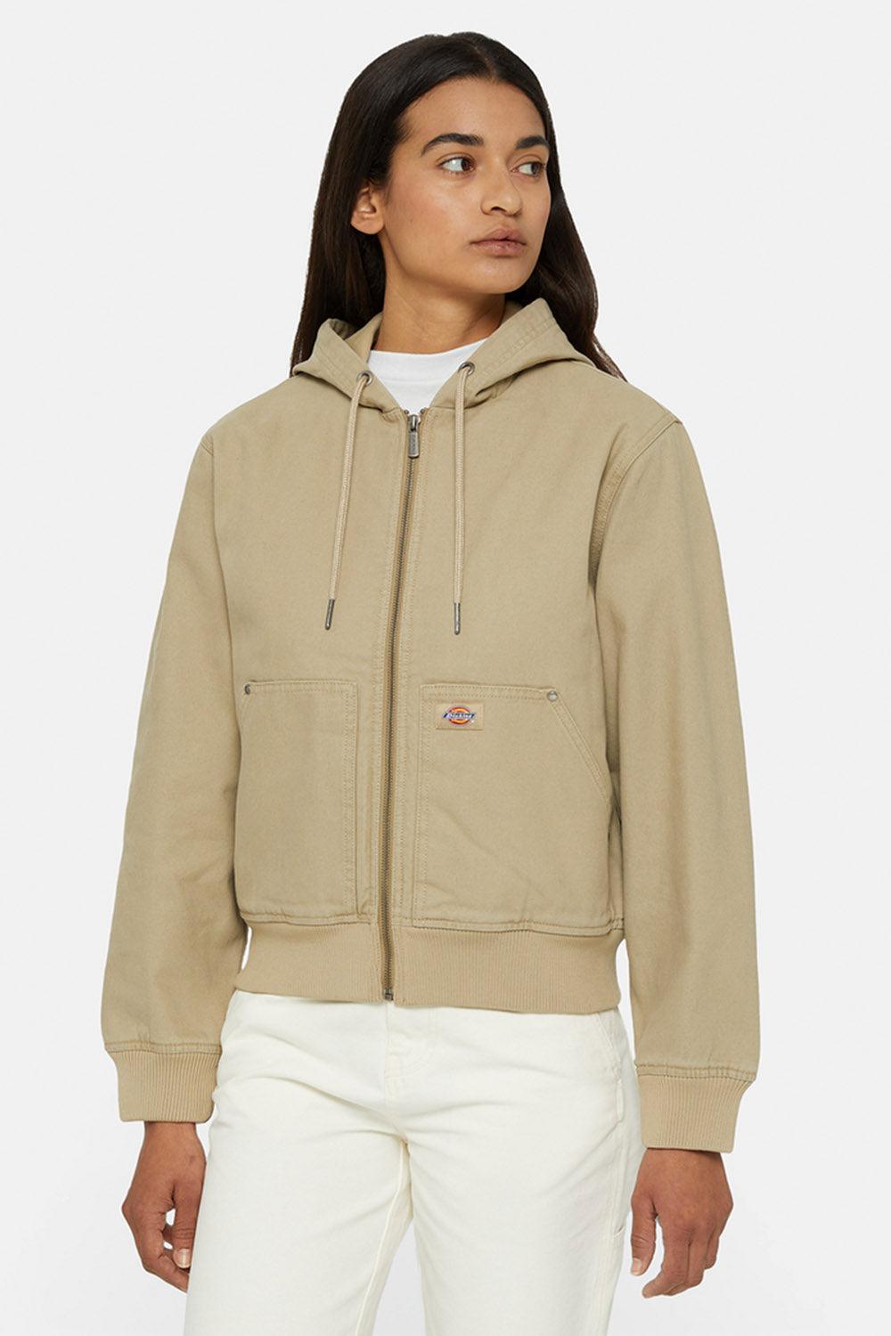 Dickies-Duck Canvas Sherpa Lined Desert Sand-Sweatshirts & Hoodies-3-Milagron.com
