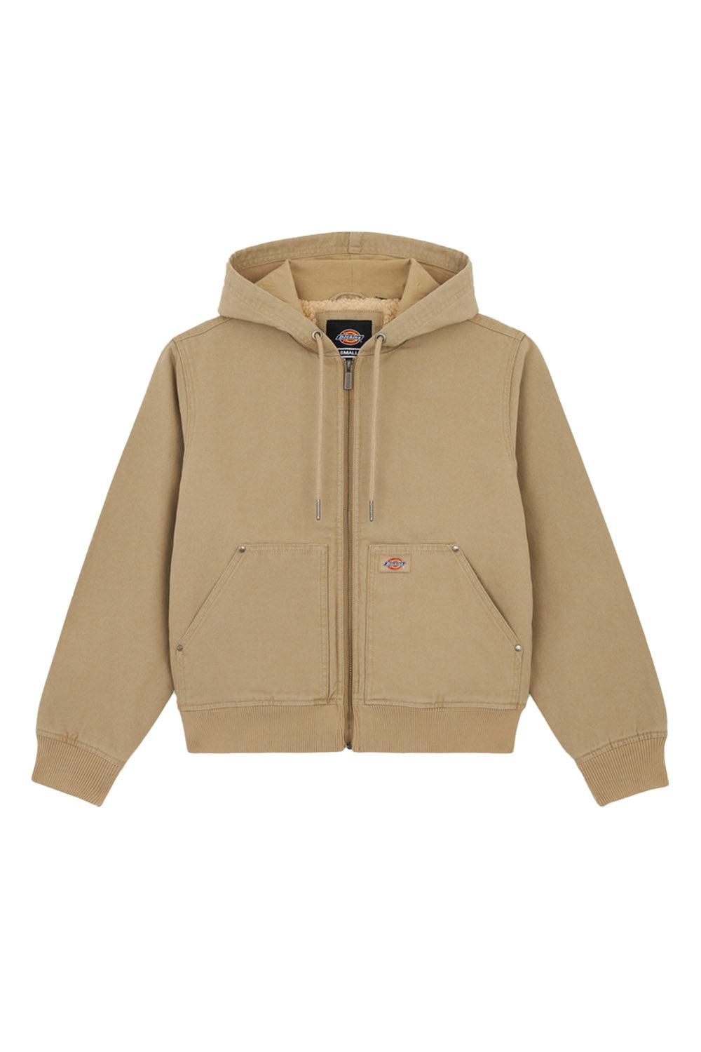 Dickies-Duck Canvas Sherpa Lined Desert Sand-Sweatshirts & Hoodies-5-Milagron.com