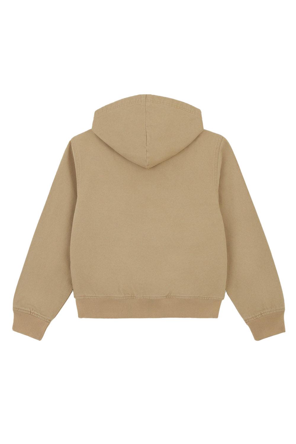 Dickies-Duck Canvas Sherpa Lined Desert Sand-Sweatshirts & Hoodies-6-Milagron.com