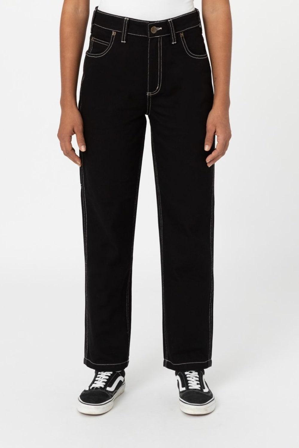 Dickies-Ellendale Denim Rinsed Black-Kot Pantolon-7-Milagron.com