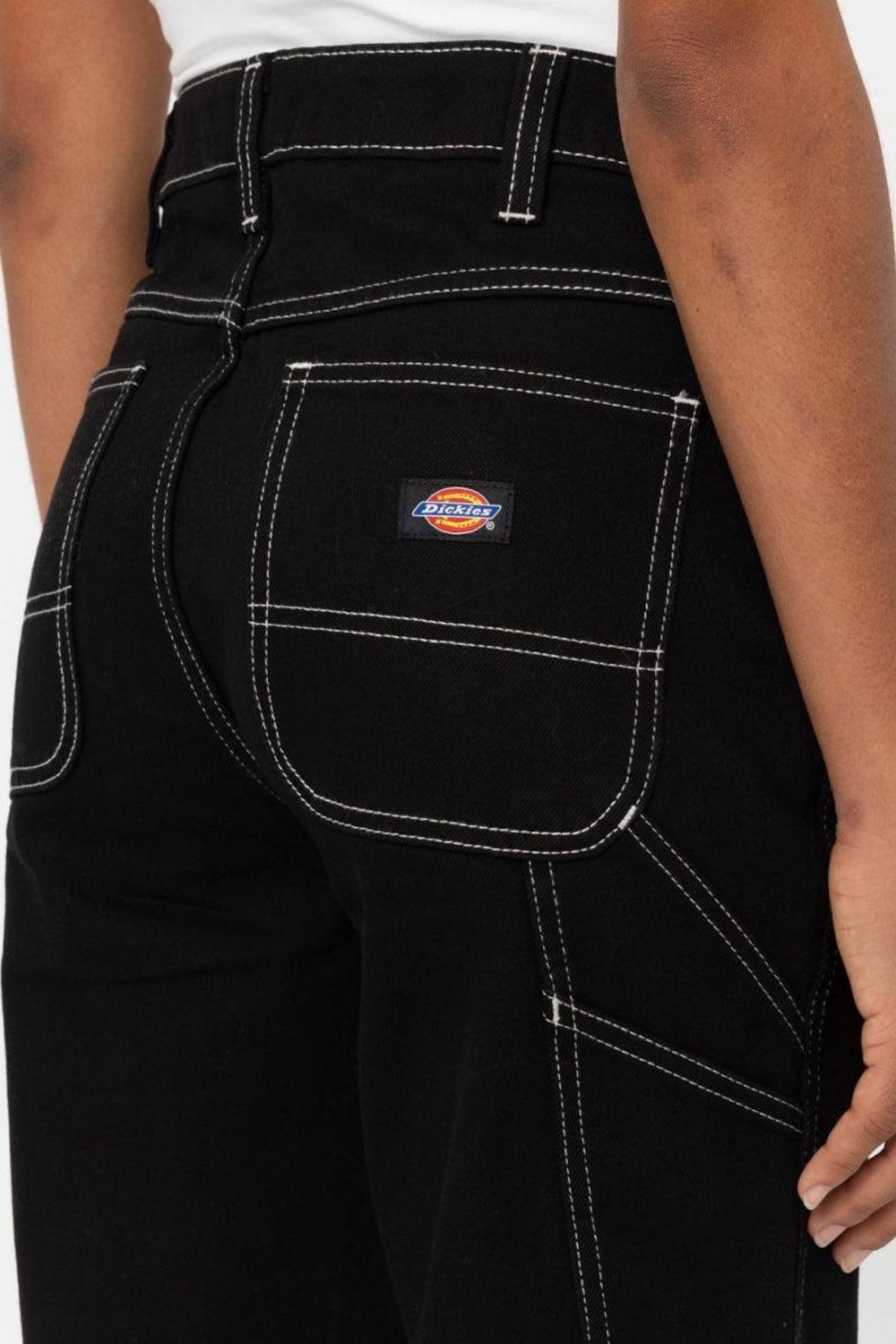 Dickies-Ellendale Denim Rinsed Black-Kot Pantolon-8-Milagron.com
