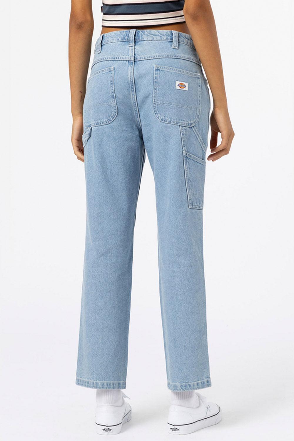 Dickies-Ellendale Denim Vintage Aged Blue-Kot Pantolon-2-Milagron.com