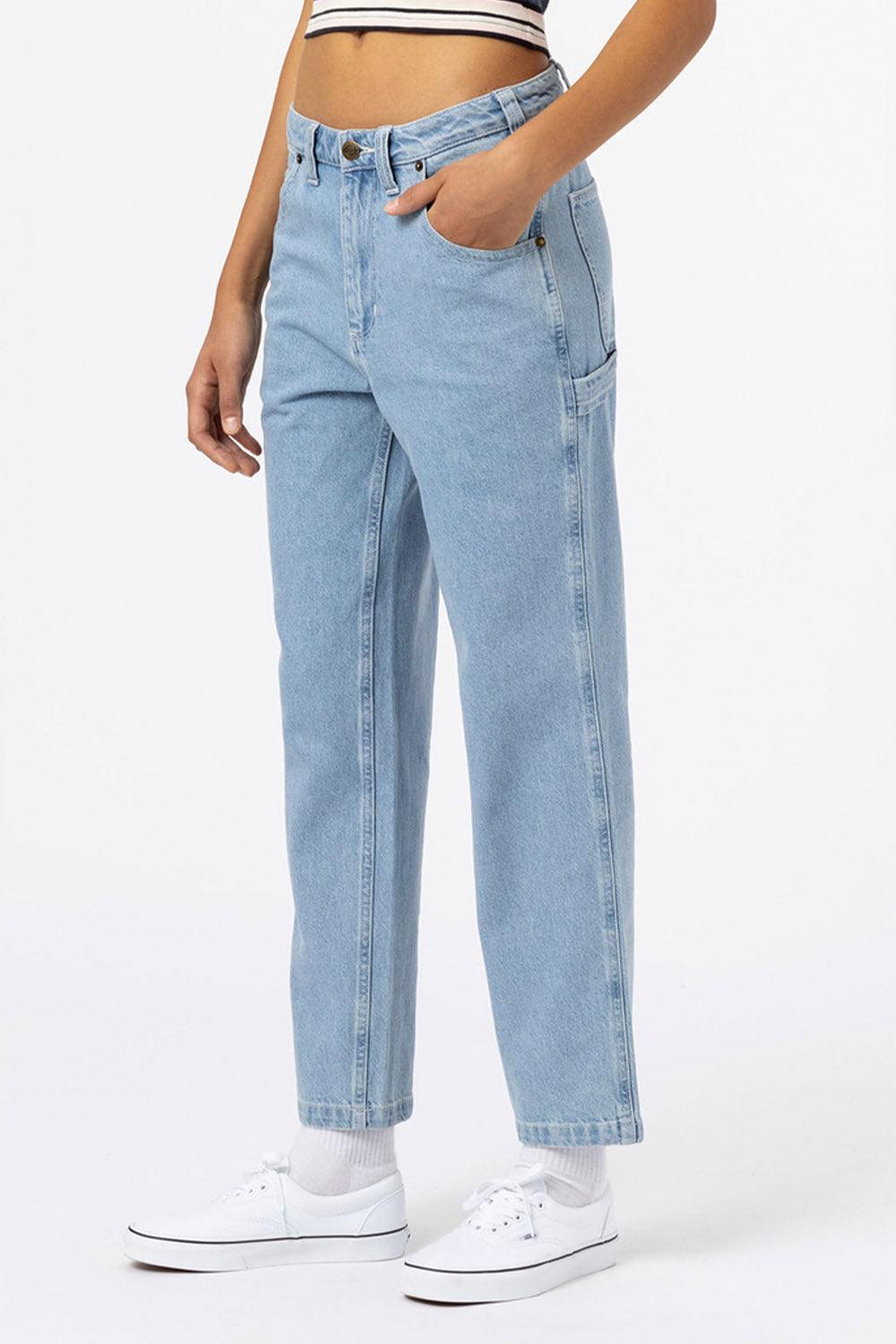 Dickies-Ellendale Denim Vintage Aged Blue-Kot Pantolon-3-Milagron.com