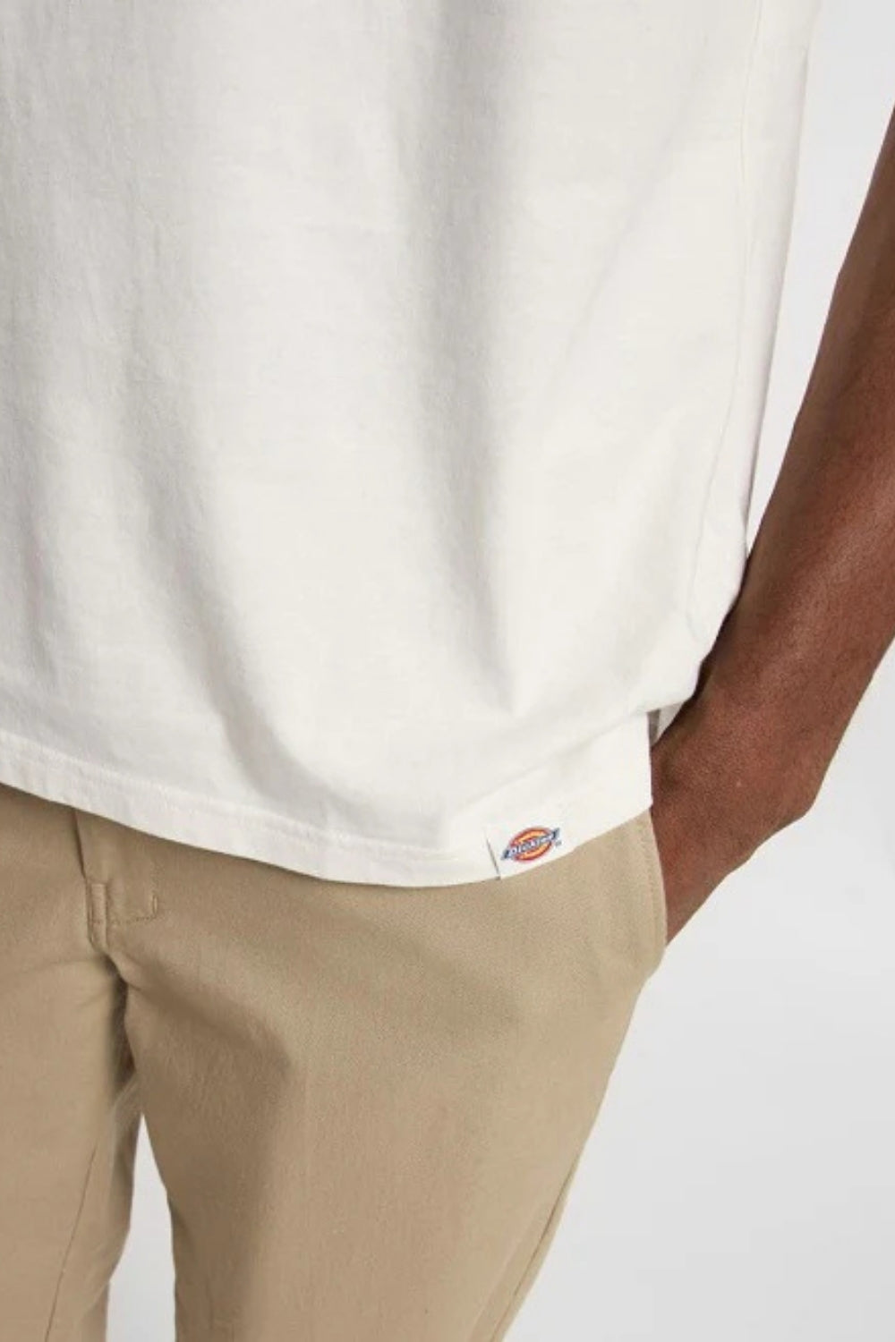 Dickies-Flag Tee SS Egret-T-Shirts-4-Milagron.com