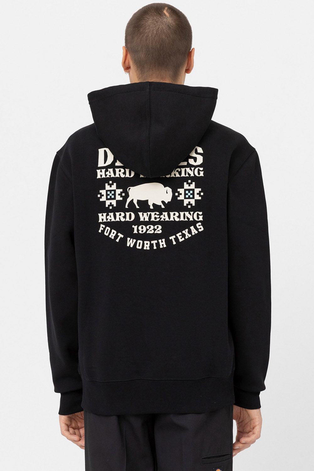 Dickies-Hays Hoodie Black-Sweatshirts & Hoodies-3-Milagron.com