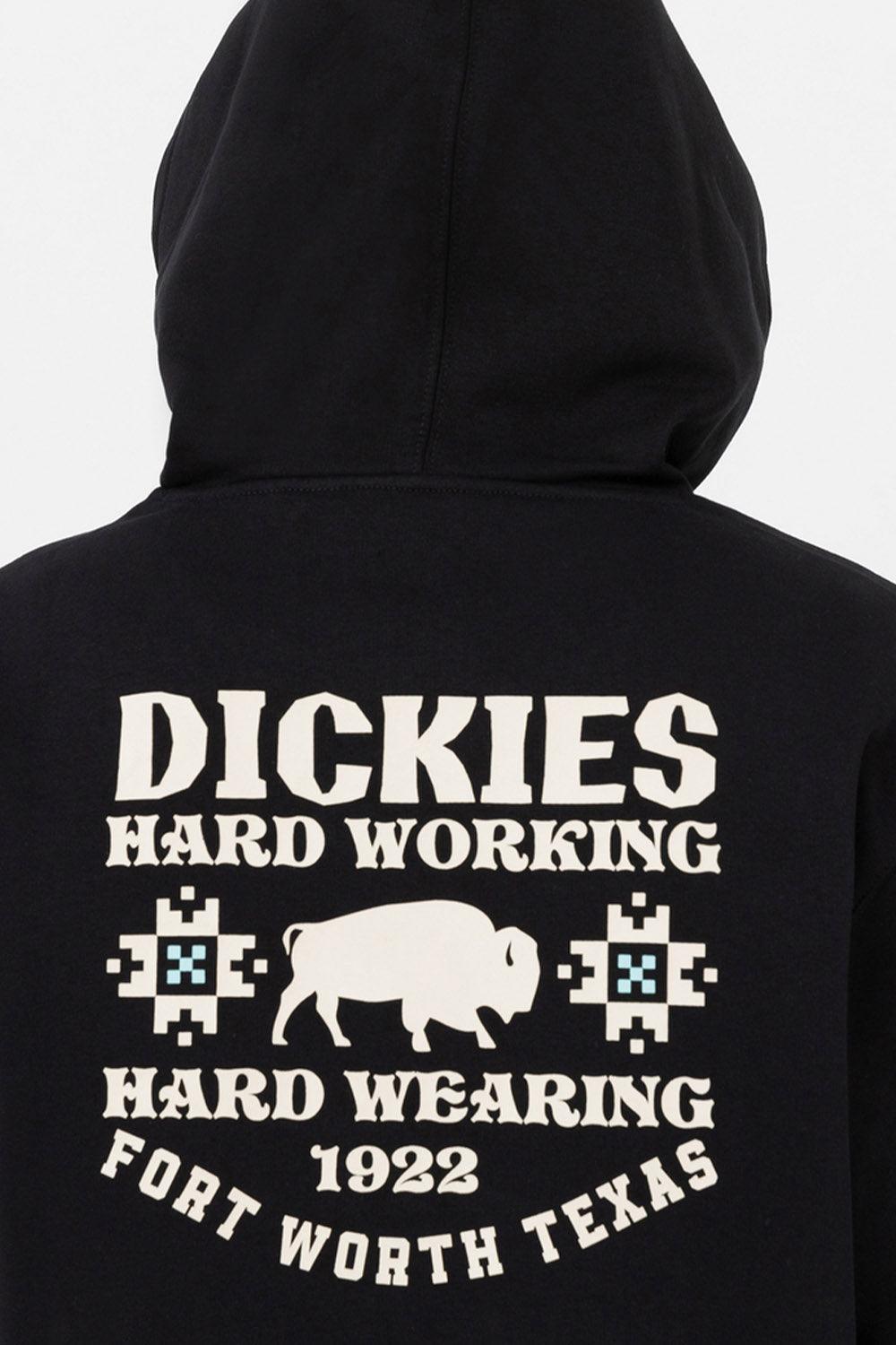 Dickies-Hays Hoodie Black-Sweatshirts & Hoodies-6-Milagron.com