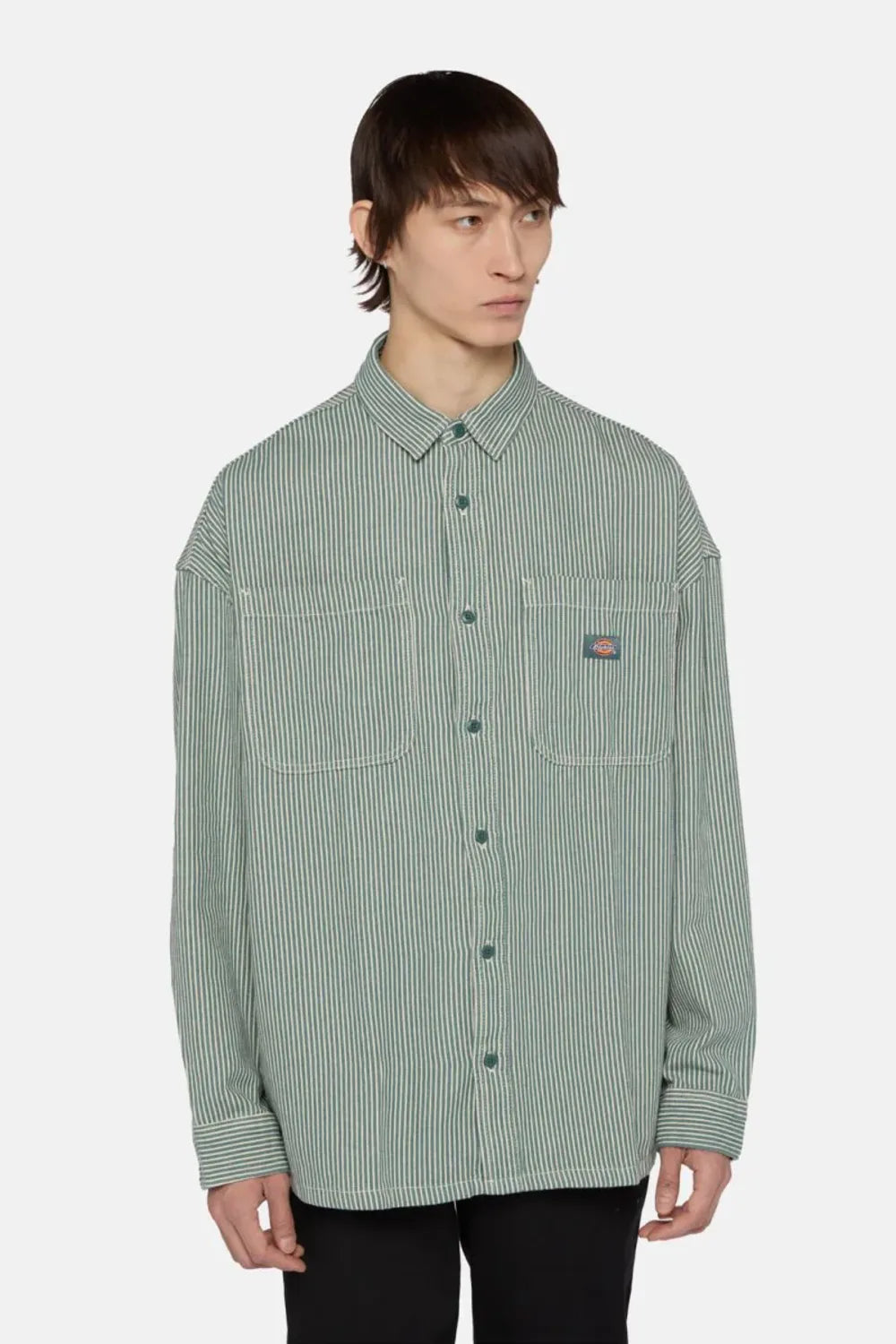 Dickies-Hickory Shirt LS-Gömlek-1-Milagron.com
