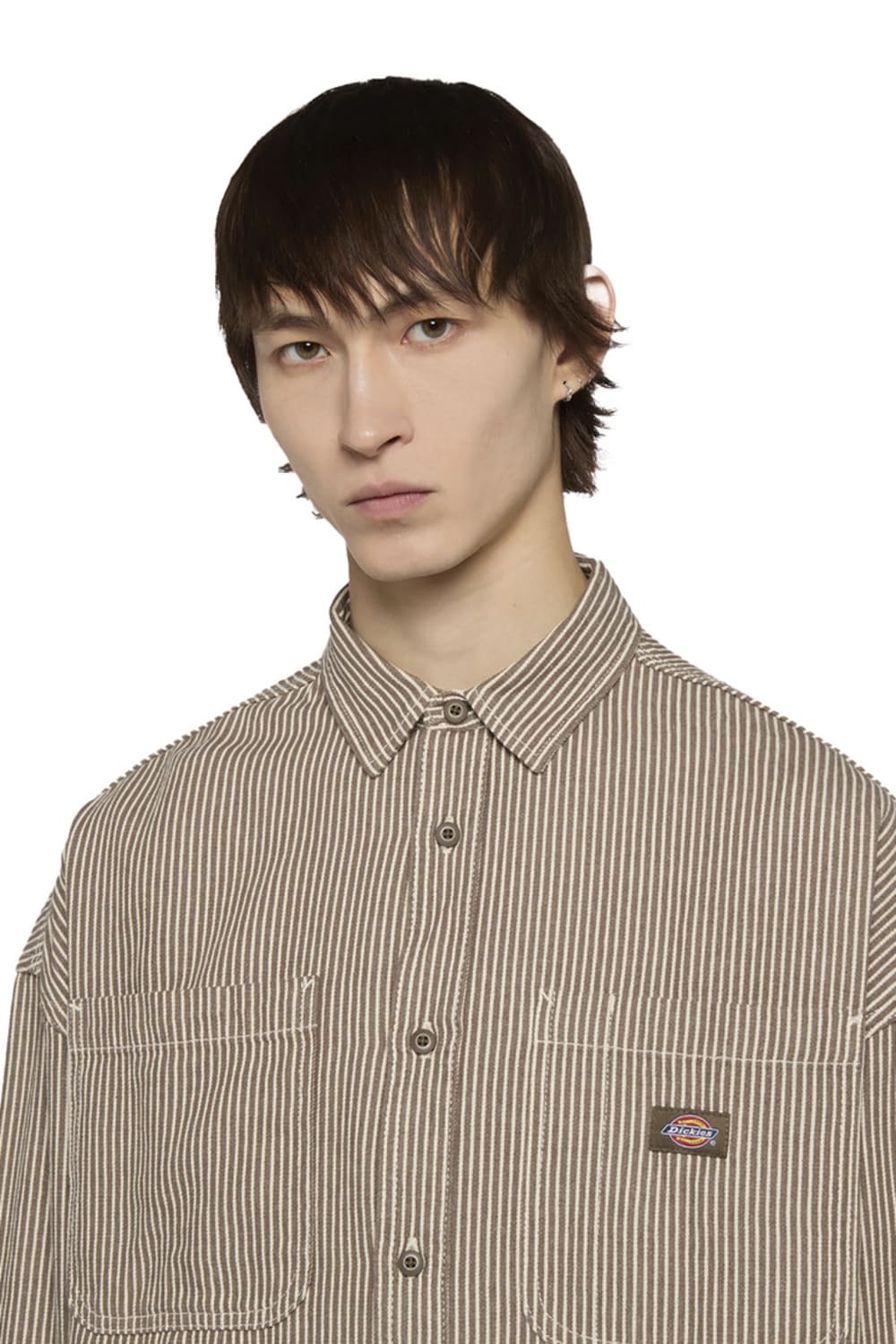 Dickies-Hickory Shirt LS Mushroom-Gömlek-4-Milagron.com