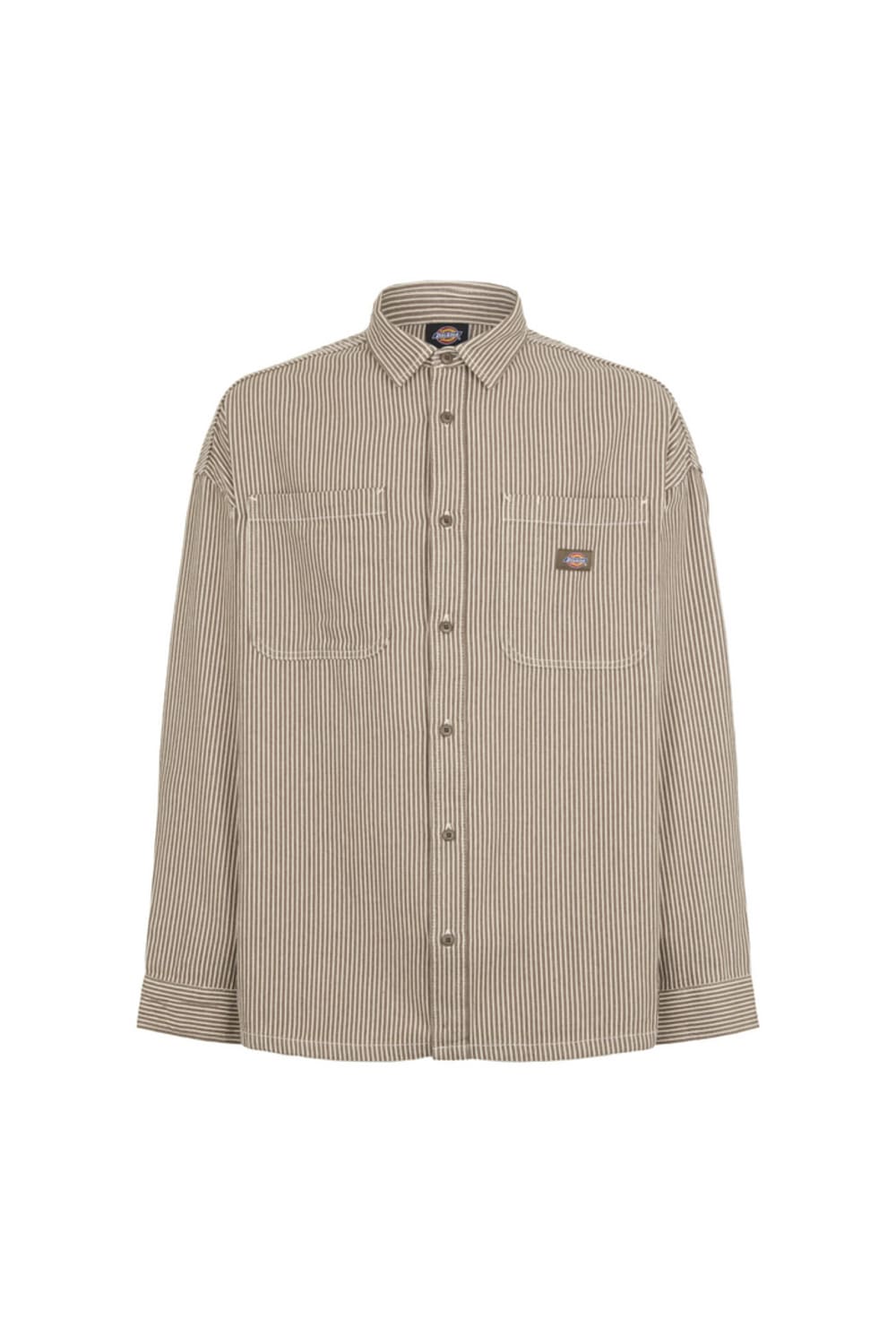 Dickies-Hickory Shirt LS Mushroom-Gömlek-6-Milagron.com